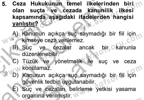 Sağlık Hukuku Dersi 2012 - 2013 Yılı (Final) Dönem Sonu Sınav Soruları 5. Soru