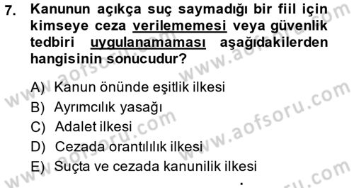 Sağlık Hukuku Dersi 2013 - 2014 Yılı (Final) Dönem Sonu Sınav Soruları 7. Soru