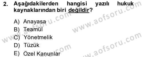 Sağlık Hukuku Dersi 2014 - 2015 Yılı (Vize) Ara Sınav Soruları 2. Soru