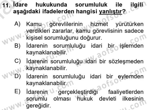 Sağlık Hukuku Dersi 2015 - 2016 Yılı (Final) Dönem Sonu Sınav Soruları 11. Soru