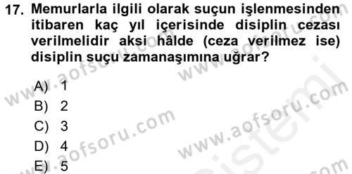 Sağlık Hukuku Dersi 2017 - 2018 Yılı 3 Ders Sınav Soruları 17. Soru