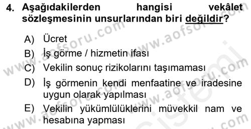 Sağlık Hukuku Dersi 2018 - 2019 Yılı (Final) Dönem Sonu Sınav Soruları 4. Soru