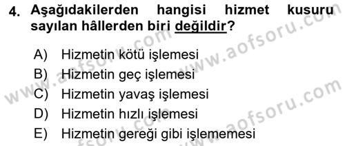 Sağlık Hukuku Dersi 2018 - 2019 Yılı Yaz Okulu Sınav Soruları 4. Soru