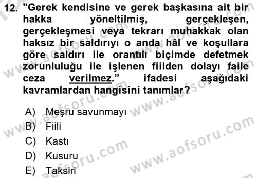 Sağlık Hukuku Dersi 2022 - 2023 Yılı Yaz Okulu Sınav Soruları 12. Soru