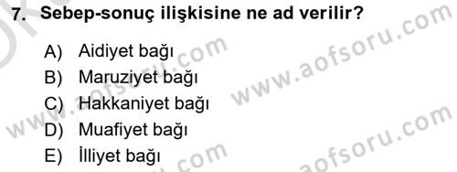 Sağlık Hukuku Dersi 2022 - 2023 Yılı Yaz Okulu Sınav Soruları 7. Soru