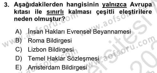 Sağlık Hukuku Dersi 2023 - 2024 Yılı (Final) Dönem Sonu Sınav Soruları 3. Soru