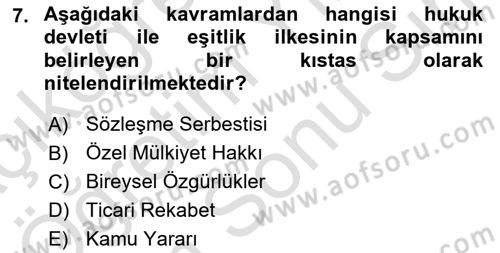 Sağlık Hukuku Dersi 2024 - 2025 Yılı (Final) Dönem Sonu Sınav Soruları 7. Soru