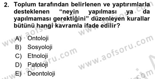 Sağlık Hukuku Dersi 2025 - 2026 Yılı (Final) Dönem Sonu Sınav Soruları 2. Soru