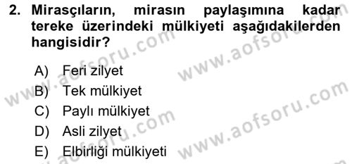 Temel Hukuk Bilgisi Dersi 2021 - 2022 Yılı Yaz Okulu Sınav Soruları 2. Soru