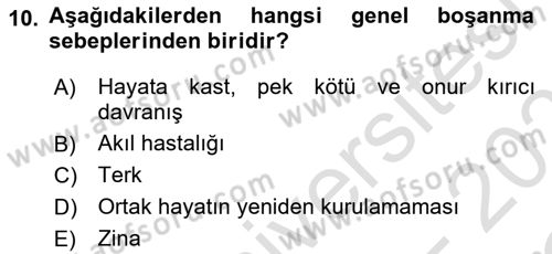 Temel Hukuk Bilgisi Dersi 2022 - 2023 Yılı Yaz Okulu Sınav Soruları 10. Soru