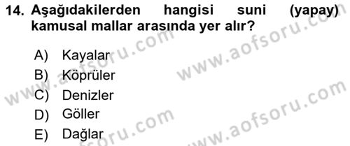 Temel İdare Hukuku Dersi 2023 - 2024 Yılı (Final) Dönem Sonu Sınav Soruları 14. Soru