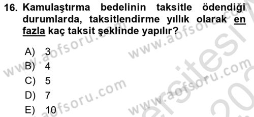 Temel İdare Hukuku Dersi 2023 - 2024 Yılı (Final) Dönem Sonu Sınav Soruları 16. Soru