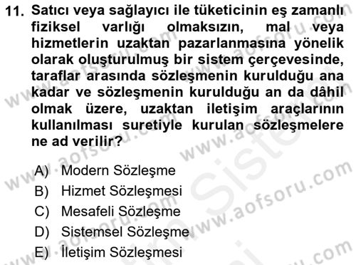 Bilişim Hukuku Dersi 2017 - 2018 Yılı (Final) Dönem Sonu Sınav Soruları 11. Soru