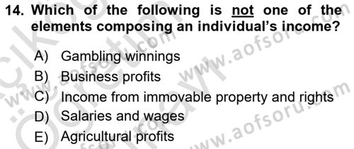 Business Law Dersi 2020 - 2021 Yılı Yaz Okulu Sınav Soruları 14. Soru