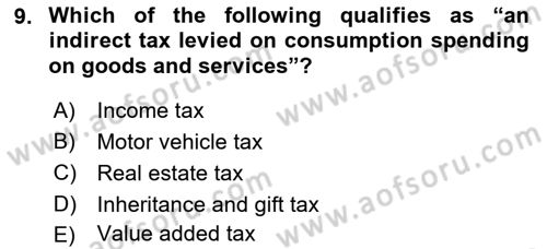 Business Law Dersi 2021 - 2022 Yılı (Final) Dönem Sonu Sınav Soruları 9. Soru