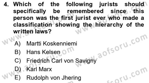 Business Law Dersi 2023 - 2024 Yılı (Vize) Ara Sınav Soruları 4. Soru
