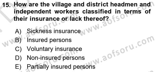 Business Law Dersi 2023 - 2024 Yılı (Final) Dönem Sonu Sınav Soruları 15. Soru