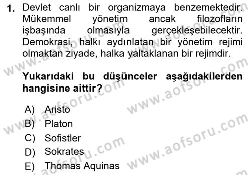 İnsan Hakları Hukukuna Giriş Dersi 2021 - 2022 Yılı (Final) Dönem Sonu Sınav Soruları 1. Soru