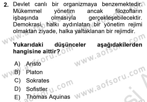 İnsan Hakları Hukukuna Giriş Dersi 2021 - 2022 Yılı Yaz Okulu Sınav Soruları 2. Soru