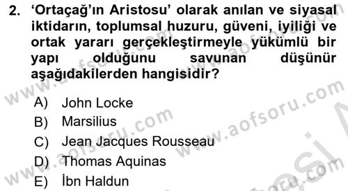 İnsan Hakları Hukukuna Giriş Dersi 2023 - 2024 Yılı (Vize) Ara Sınav Soruları 2. Soru