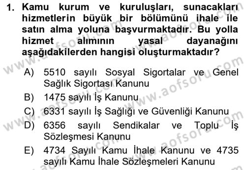 Temel İş Hukuku Dersi 2022 - 2023 Yılı Yaz Okulu Sınav Soruları 1. Soru