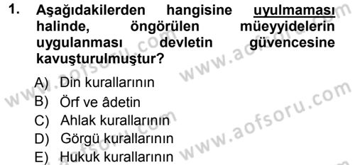 Medeni Usul Hukuku Dersi 2012 - 2013 Yılı (Vize) Ara Sınav Soruları 1. Soru