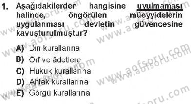 Medeni Usul Hukuku Dersi 2012 - 2013 Yılı Tek Ders Sınav Soruları 1. Soru