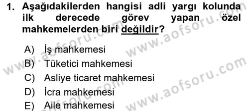 Medeni Usul Hukuku Dersi 2015 - 2016 Yılı Tek Ders Sınav Soruları 1. Soru