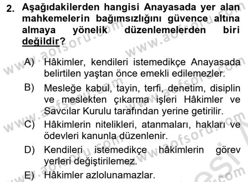 Medeni Usul Hukuku Dersi 2018 - 2019 Yılı 3 Ders Sınav Soruları 2. Soru