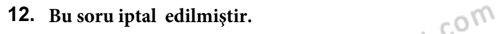 Medeni Usul Hukuku Dersi 2018 - 2019 Yılı (Final) Dönem Sonu Sınav Soruları 12. Soru