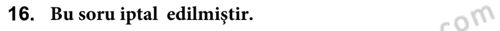Medeni Usul Hukuku Dersi 2018 - 2019 Yılı (Final) Dönem Sonu Sınav Soruları 16. Soru