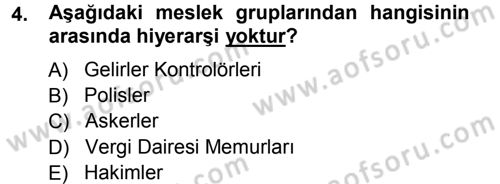 Memur Hukuku Dersi 2012 - 2013 Yılı (Vize) Ara Sınav Soruları 4. Soru