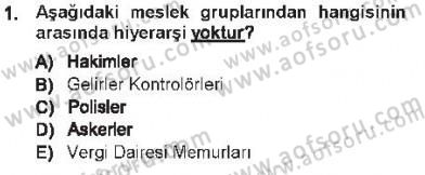 Memur Hukuku Dersi 2012 - 2013 Yılı Tek Ders Sınav Soruları 1. Soru