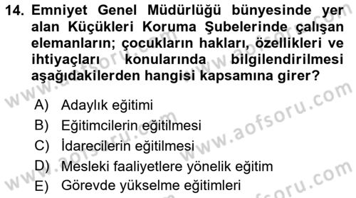 Memur Hukuku Dersi 2018 - 2019 Yılı (Vize) Ara Sınav Soruları 14. Soru
