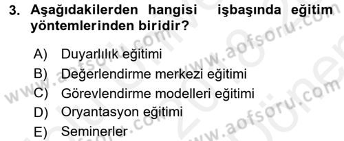 Memur Hukuku Dersi 2018 - 2019 Yılı (Final) Dönem Sonu Sınav Soruları 3. Soru