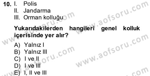 Ceza Muhakemesi Hukuku Dersi 2012 - 2013 Yılı (Vize) Ara Sınav Soruları 10. Soru