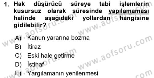 Ceza Muhakemesi Hukuku Dersi 2016 - 2017 Yılı (Vize) Ara Sınav Soruları 1. Soru
