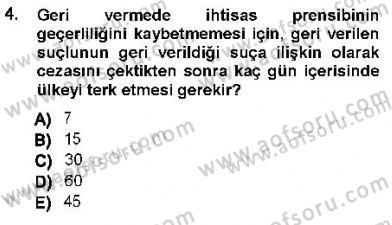 Ceza Hukuku Dersi 2012 - 2013 Yılı (Vize) Ara Sınav Soruları 4. Soru