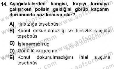 Ceza Hukuku Dersi Ara Sınavı Deneme Sınav Soruları 14. Soru