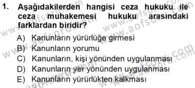 Ceza Hukuku Dersi 2013 - 2014 Yılı Tek Ders Sınav Soruları 1. Soru