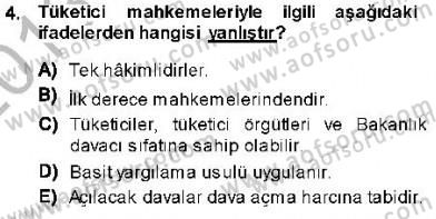 Yargı Örgütü Ve Tebligat Hukuku Dersi 2013 - 2014 Yılı (Final) Dönem Sonu Sınavı 4. Soru