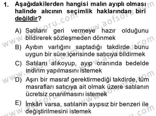 Ticaret Hukuku Dersi 2013 - 2014 Yılı Tek Ders Sınav Soruları 1. Soru