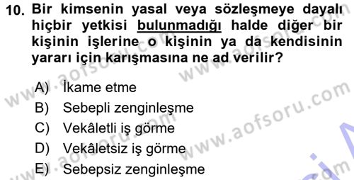 Medya Hukuku Dersi 2015 - 2016 Yılı (Final) Dönem Sonu Sınav Soruları 10. Soru