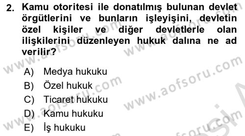 Medya Hukuku Dersi 2023 - 2024 Yılı Yaz Okulu Sınavı 2. Soru