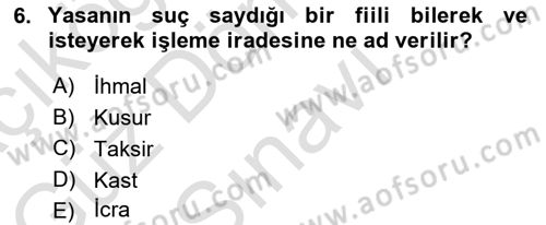 Medya Hukuku Dersi 2024 - 2025 Yılı (Final) Dönem Sonu Sınav Soruları 6. Soru