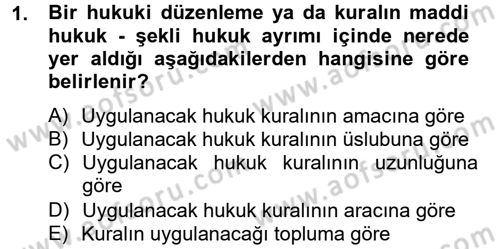 Vergi Usul Hukuku Dersi 2012 - 2013 Yılı (Final) Dönem Sonu Sınav Soruları 1. Soru