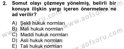 Vergi Usul Hukuku Dersi 2012 - 2013 Yılı (Final) Dönem Sonu Sınav Soruları 2. Soru