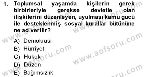 Vergi Usul Hukuku Dersi 2013 - 2014 Yılı (Vize) Ara Sınav Soruları 1. Soru