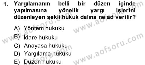 Vergi Usul Hukuku Dersi 2014 - 2015 Yılı (Final) Dönem Sonu Sınav Soruları 1. Soru