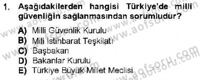 Özel Güvenlik Hukuku 1 Dersi Ara Sınavı Deneme Sınav Soruları 1. Soru